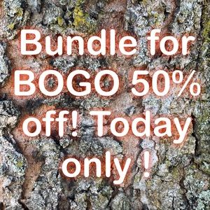 Today only buy one get one 50% off when you bundle